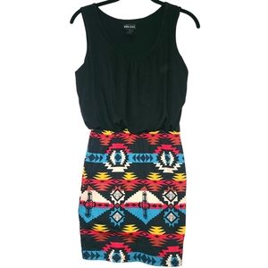 Wet Seal Tribal Print Tumblr Era Party Dress